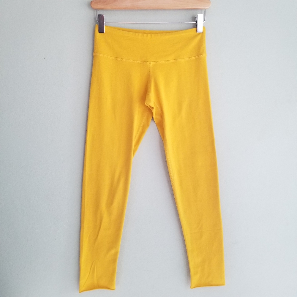 Lululemon tights yellow